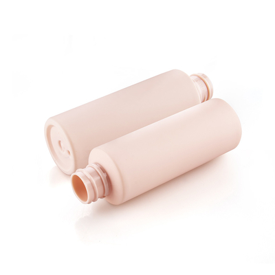 60ml 2 Oz Pink Soft Touch Lotion Bottle Matte Finish With Clear Over Cap